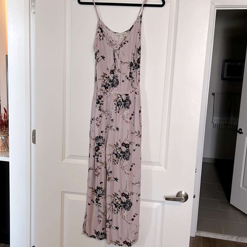 AE Midi Jumpsuit - lavender floral print